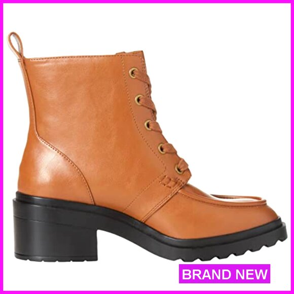 Moc Toe Combat Boots Chunky Platform Lace Up Memory Foam Insoles Women's Shoes - Picture 7 of 7